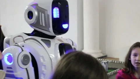 Smart Robots Show Stock-Footage 74209734