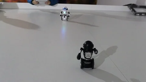 Smart Robots Show Stock-Footage 74210035