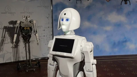 Smart Robots Show 库存影片 74210213