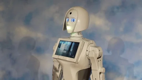 Smart Robots Show Video stock 74210589