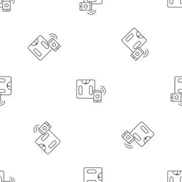 Smart scale pattern seamless vector Illustrazione stock