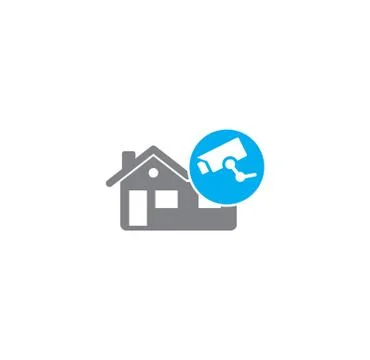 Smart security related icon on background for graphic and web design. Creative Stock Illustration