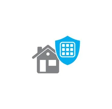 Smart security related icon on background for graphic and web design. Creative Illustrazione stock