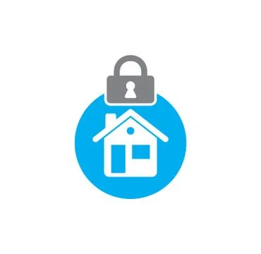 Smart security related icon on background for graphic and web design. Creative Stock Illustration