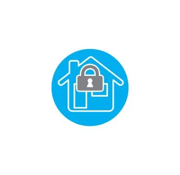 Smart security related icon on background for graphic and web design. Creative Stock Illustration