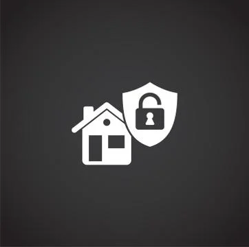 Smart security related icon on background for graphic and web design. Creative Illustrazione stock