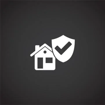 Smart security related icon on background for graphic and web design. Creative Stock Illustration