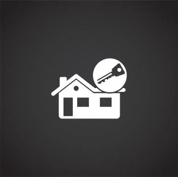 Smart security related icon on background for graphic and web design. Creative Illustrazione stock