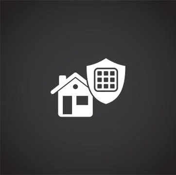 Smart security related icon on background for graphic and web design. Creative Illustrazione stock