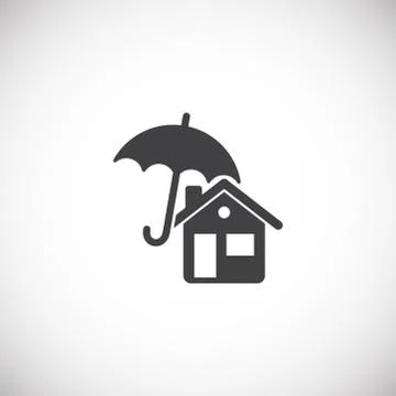 Smart security related icon on background for graphic and web design. Creative Illustrazione stock