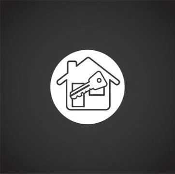 Smart security related icon on background for graphic and web design. Creative Stock Illustration