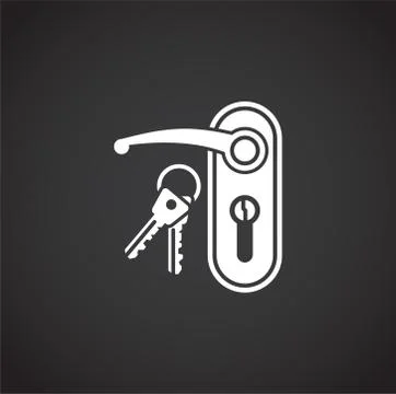 Smart security related icon on background for graphic and web design. Creative Stock Illustration