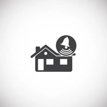 Smart security related icon on background for graphic and web design. Creative Illustrazione stock