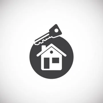 Smart security related icon on background for graphic and web design. Creative Illustrazione stock
