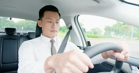 Smart self driving car concept Stock Footage 113993031