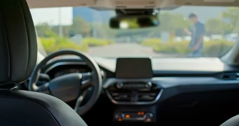 Smart self driving car concept Vídeo Stock 121252582
