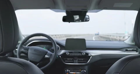 Smart self driving car concept Stock Footage 146208199