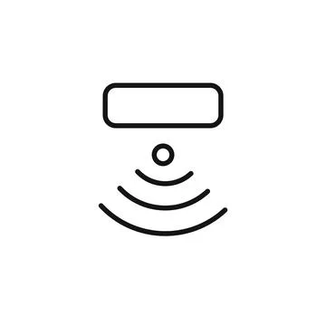 Smart Sensor Icon for Home Automation and IoT Devices Stockillustratie