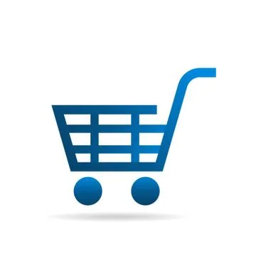 Smart Shopping cart Stock Illustration