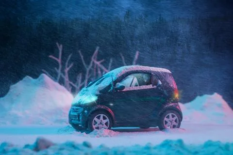 SMART SNOWFALL Stock Photos