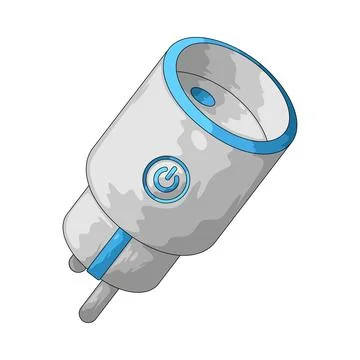 Smart socket illustration Stock Illustration