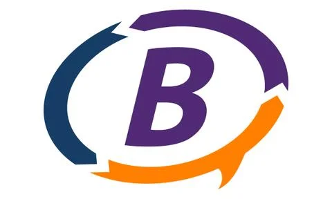 Smart Solution Letter B Stock Illustration