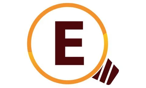 Smart Solution Letter E Stock Illustration