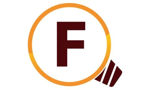 Smart Solution Letter F Stock Illustration