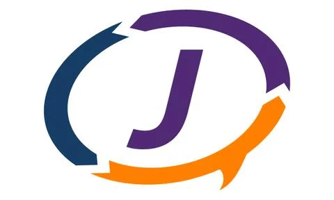 Smart Solution Letter J Stock Illustration