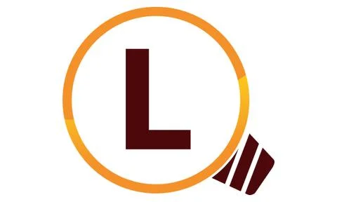 Smart Solution Letter L Illustrazione stock