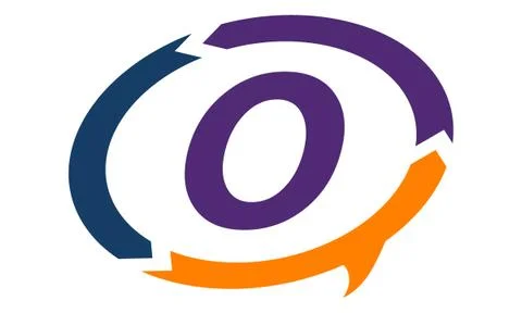 Smart Solution Letter O Stock Illustration