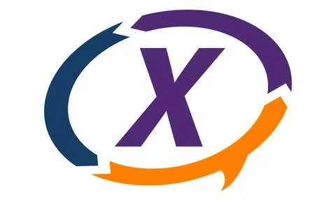 Smart Solution Letter X Stock Illustration