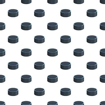 Smart speaker isometric seamless pattern background Stock Illustration
