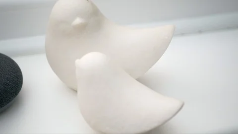 Smart Speaker Looks Like a Pebble Stock-Footage 104116654