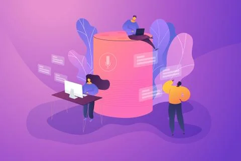 Smart speaker office controller vector creative concept illustration. 스톡 일러스트