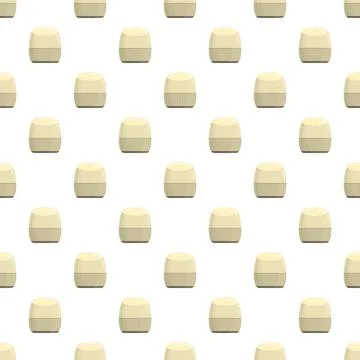 Smart speaker pattern creating a digital technology background 库存插图