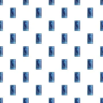 Smart speaker pattern creating a modern technology background Illustrazione stock