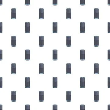 Smart speaker seamless pattern for technology background Stock Illustration
