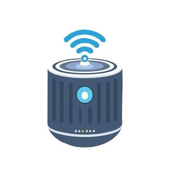 A Smart Speaker simple illustration Stock Illustration