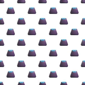 Smart speaker technology seamless repeating pattern design Stock Illustration