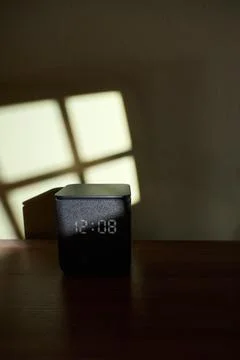 Smart Speaker - Time and Shadow Stock Photos