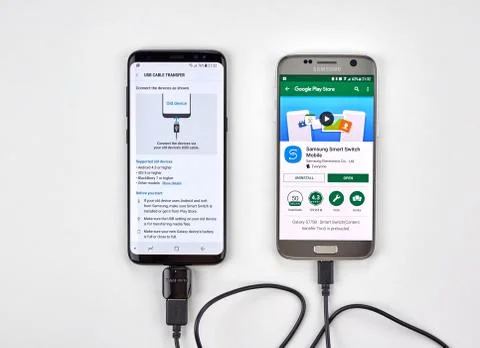 Smart switch data transfer 写真素材