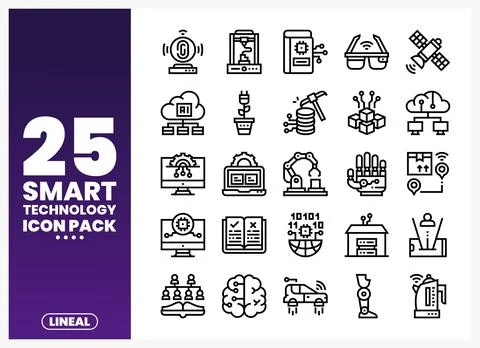 Smart Technology Icons イラスト素材