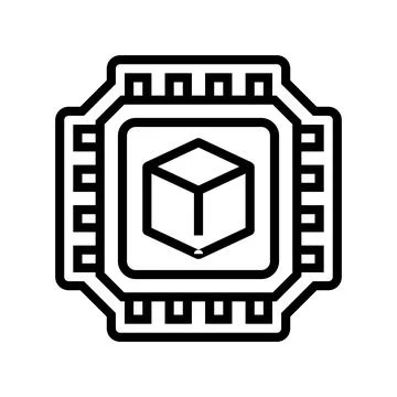 Smart technology line icon vector illustration Stock Illustration
