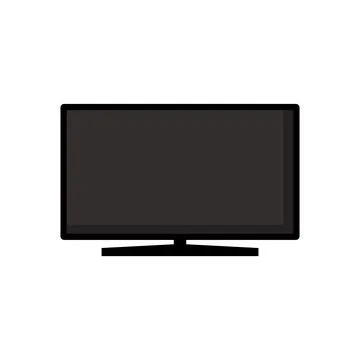 Smart television icon vector Stock Illustration