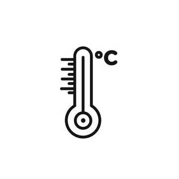 Smart temperature icon vector set collection for web Stock Illustration