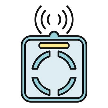 Smart tracker transmitting wireless signal for location finding Stock Illustration
