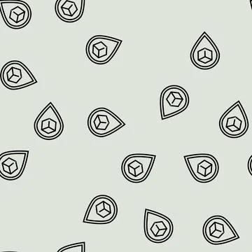 Smart tracking line seamless pattern Illustrazione stock