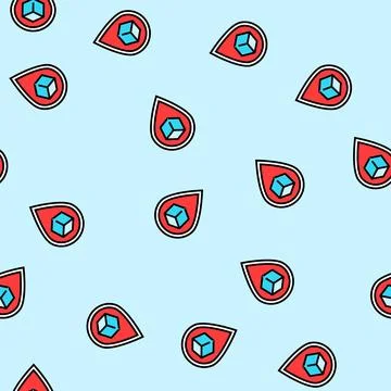 Smart tracking vector seamless pattern Stockillustratie