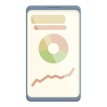Smart trade icon cartoon vector. Business learn 스톡 일러스트